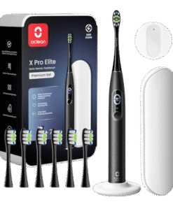 Oclean X Pro Elite Premium Set elektriline hambahari Must (7 otsikut, reisivutlar)