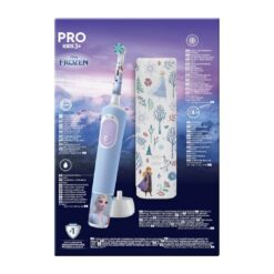 Oral-B Vitality Pro FROZEN elektriline hambahari lastele al. 3a (2 režiimi) + Reisivutlar - Pilt 3