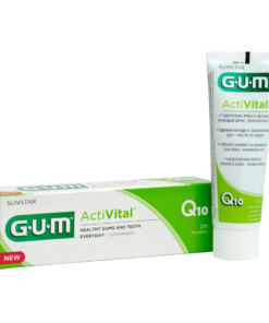 GUM ActiVital hambapasta 75ml granaatõuna (sisaldab Q10 koensüümi) - hoiab hambad ja igemed terved