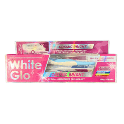 White Glo Cosmic Bright valgendav hambapasta 100ml (kaasa tasuta käsihambahari) - Pilt 3
