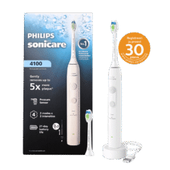 Philips Sonicare 4100 elektriline hambahari HX4042/41 VALGE (2 režiimi, 2 otsikut)