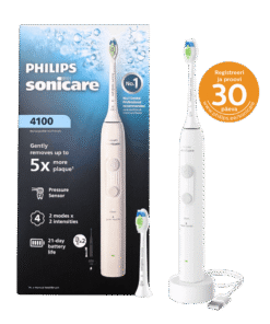 Philips Sonicare 4100 elektriline hambahari HX4042/41 VALGE (2 režiimi, 2 otsikut)