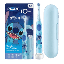 Oral-B iO Kids STITCH elektriline hambahari lastele al. 6a (3 intensiivsust) + Reisivutlar