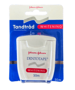 Johnson & Johnson valgendav hambaniit Dentotape Whitening 50m