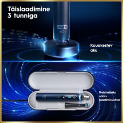 Oral-B iO9 Genius elektriline hambahari Sapphire Blue (7 režiimi, kiirlaadija) - Luxe Edition - Pilt 5