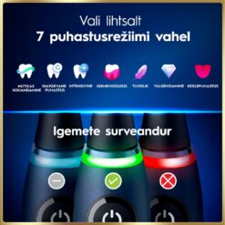 Oral-B iO9 Genius elektriline hambahari Sapphire Blue (7 režiimi, kiirlaadija) - Luxe Edition - Pilt 8