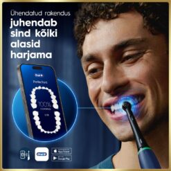 Oral-B iO9 Genius elektriline hambahari Sapphire Blue (7 režiimi, kiirlaadija) - Luxe Edition - Pilt 9
