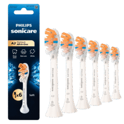 Philips Sonicare A3 Premium All-in-One (Soft) pehmed hambaharja otsikud HX9096/87 (VALGE, 6 tk)