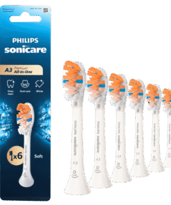 Philips Sonicare A3 Premium All-in-One (Soft) pehmed hambaharja otsikud HX9096/87 (VALGE, 6 tk)