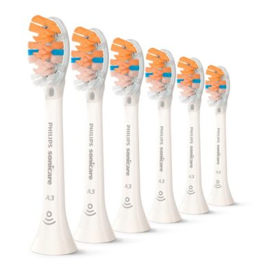 Philips Sonicare A3 Premium All-in-One (Soft) pehmed hambaharja otsikud HX9096/87 (VALGE, 6 tk) - Pilt 2