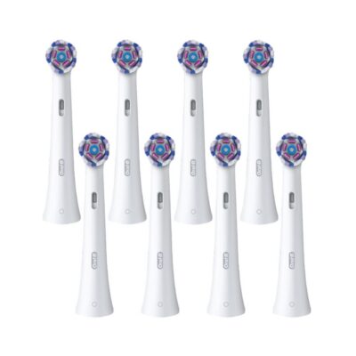 Oral-B iO Radiant White valgendavad hambaharja otsikud VALGE (WW-8, 8tk) - Pilt 2