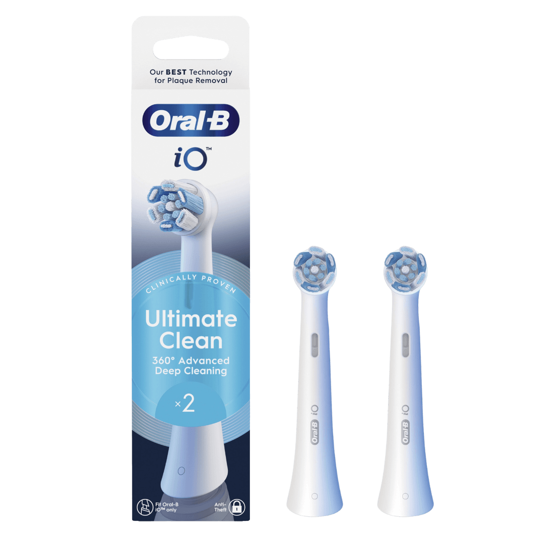 Oral-B iO Ultimate Clean White hambaharja otsikud VALGE (CW-2, 2tk)