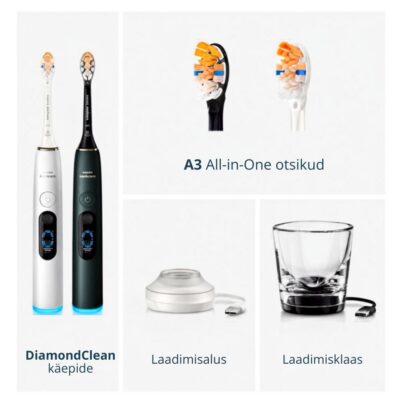 Philips Sonicare DiamondClean 8500 elektriliste hambaharjade komplekt (HX8596/21) - Pilt 4