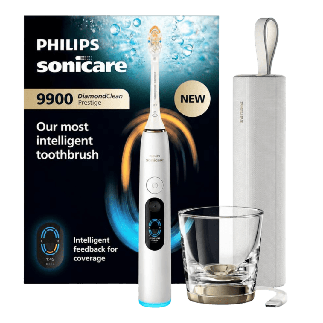Philips Sonicare DiamondClean Prestige 9900 Silver White elektriline hambahari (HX9813/91)