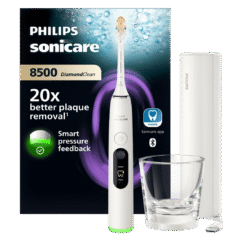 Philips Sonicare DiamondClean 8500 Powder White elektriline hambahari (HX8513/11)