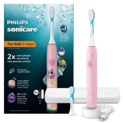 Philips Sonicare FOR KIDS 3+ Smart elektriline hambahari lastele HX6600/41 (ROOSA) + Reisivutlar