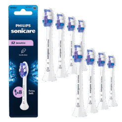 Philips Sonicare S2 Sensitive (Ultra Soft) ülipehmed hambaharja otsikud HX6058/87 (8tk)