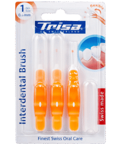 TRISA Interdental Brush flexible ISO 1 – 0,8 mm hambavaheharjad (3tk pakis, interdentaalhari)