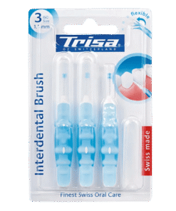 TRISA Interdental Brush flexible ISO 3 – 1,1 mm hambavaheharjad (3tk pakis, interdentaalhari)