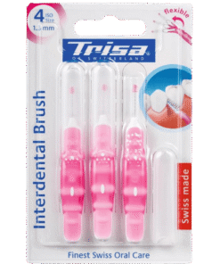 TRISA Interdental Brush flexible ISO 4 – 1,3 mm hambavaheharjad (3tk pakis, interdentaalhari)