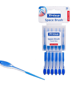 TRISA Space Brush – metallivabad hambavaheharjad (36tk)