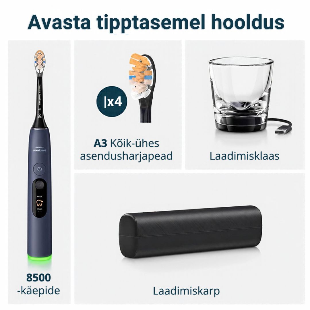 Philips Sonicare DiamondClean 8500 Dark Blue elektriline hambahari (HX8515/13) - Pilt 2